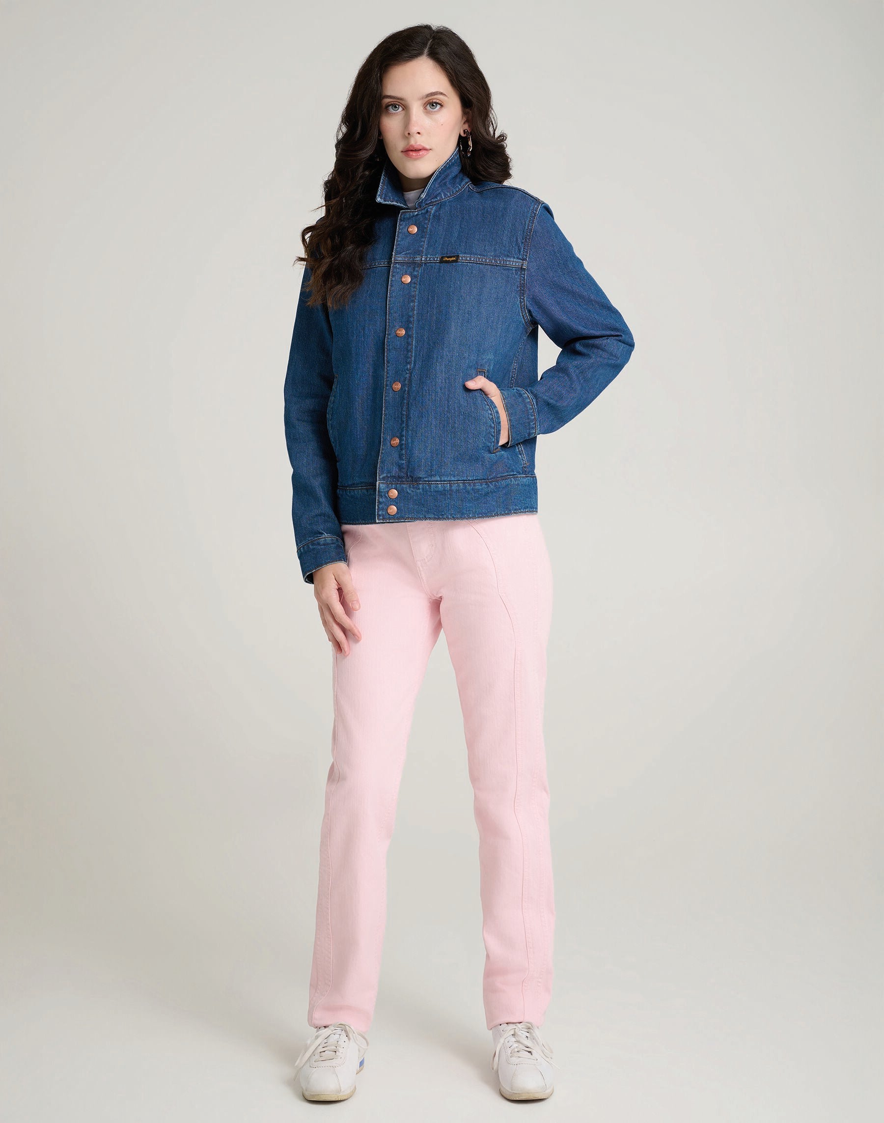 WRANGLER NANCY JACKET - Electric Indigo Blue - 112378560 von Wrangler