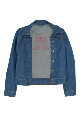 WRANGLER NANCY JACKET - Electric Indigo Blue - 112378560