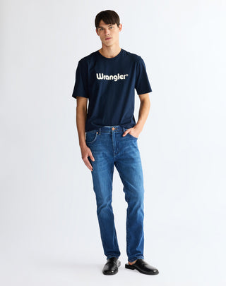 WRANGLER Larston Five Pocket - Harbor Mist Blue - 112378853