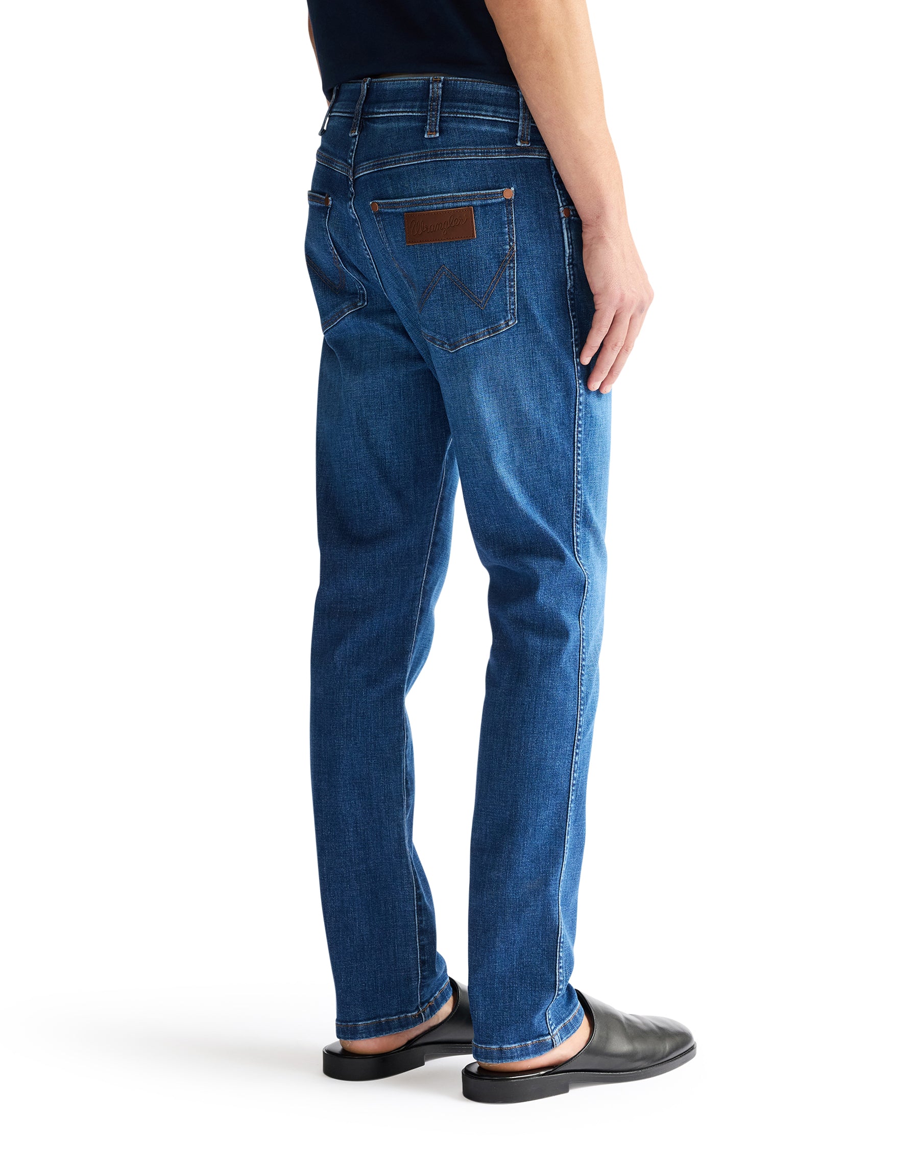 WRANGLER Larston Five Pocket - Harbor Mist Blue - 112378853