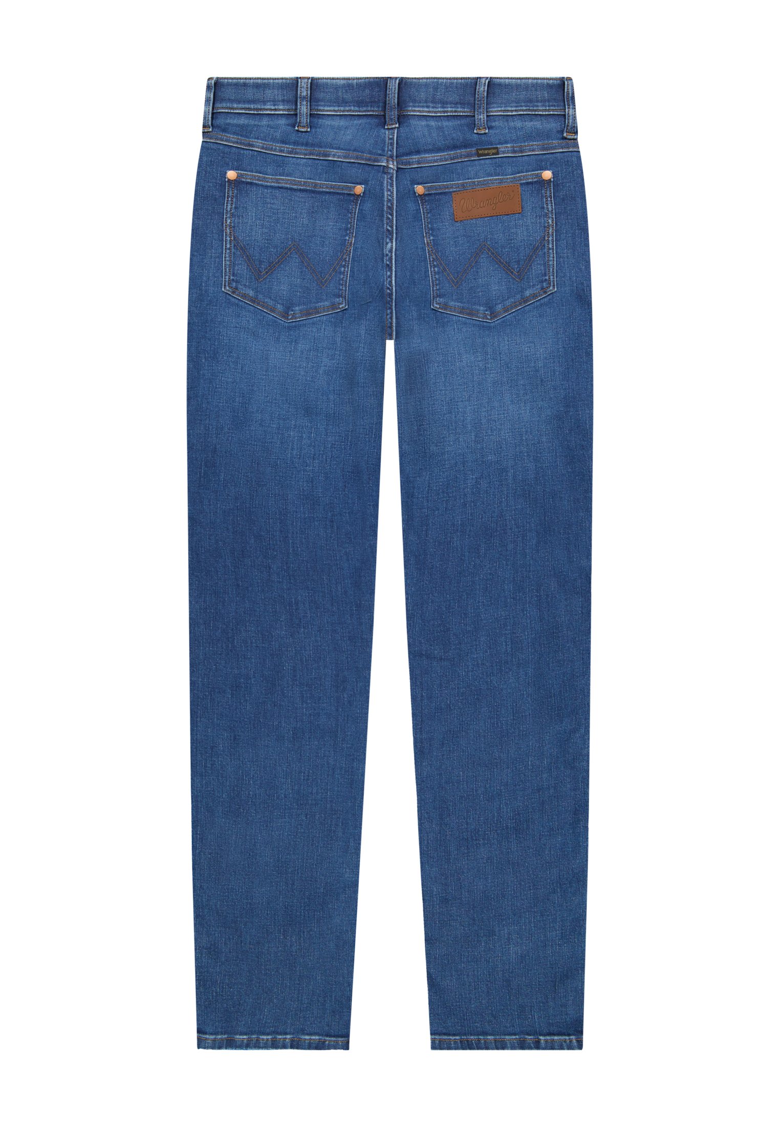 WRANGLER Larston Five Pocket - Harbor Mist Blue - 112378853 von Wrangler