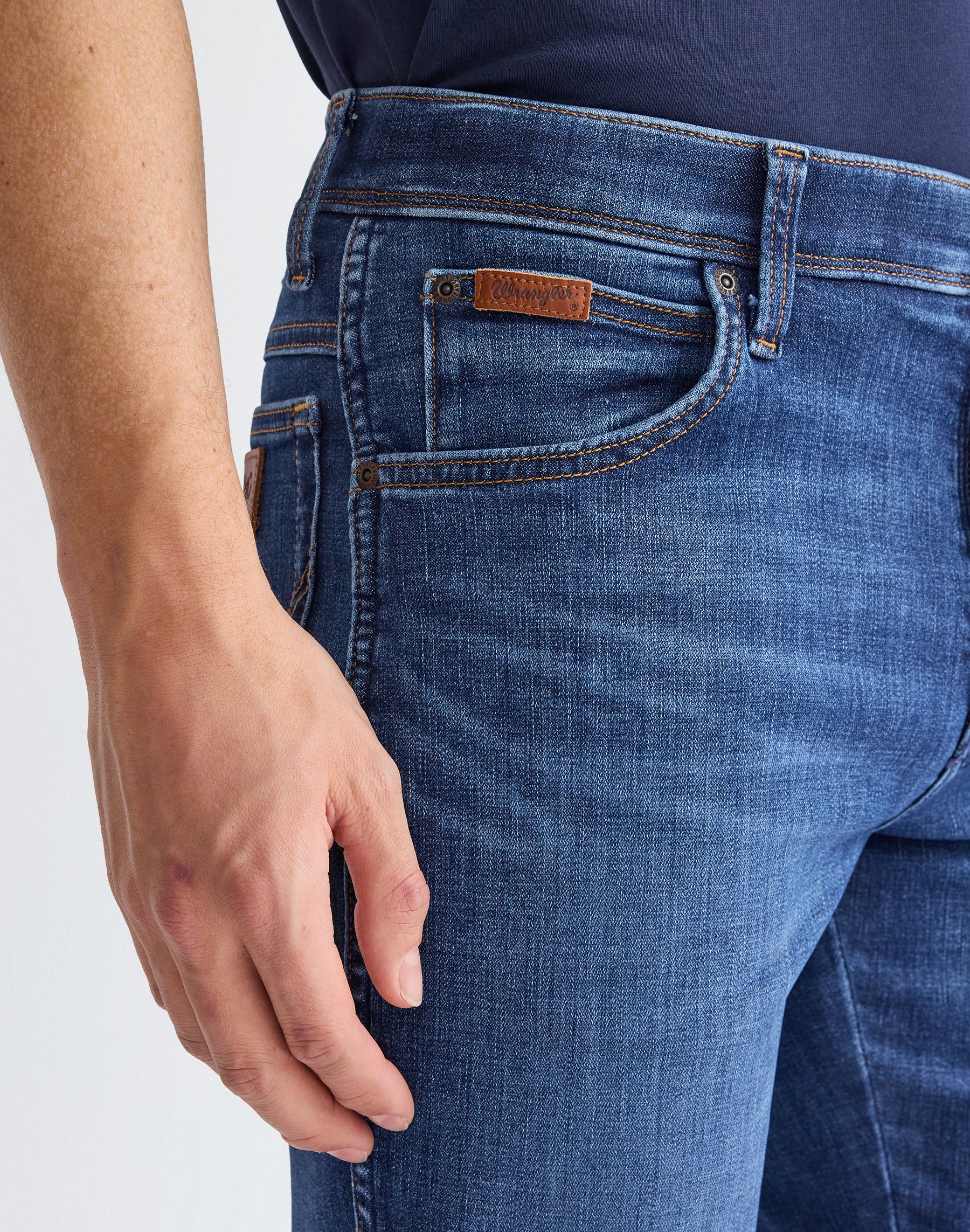 WRANGLER TEXAS SLIM Jeans - Indigo Horizon Denim - 112378854 von Wrangler