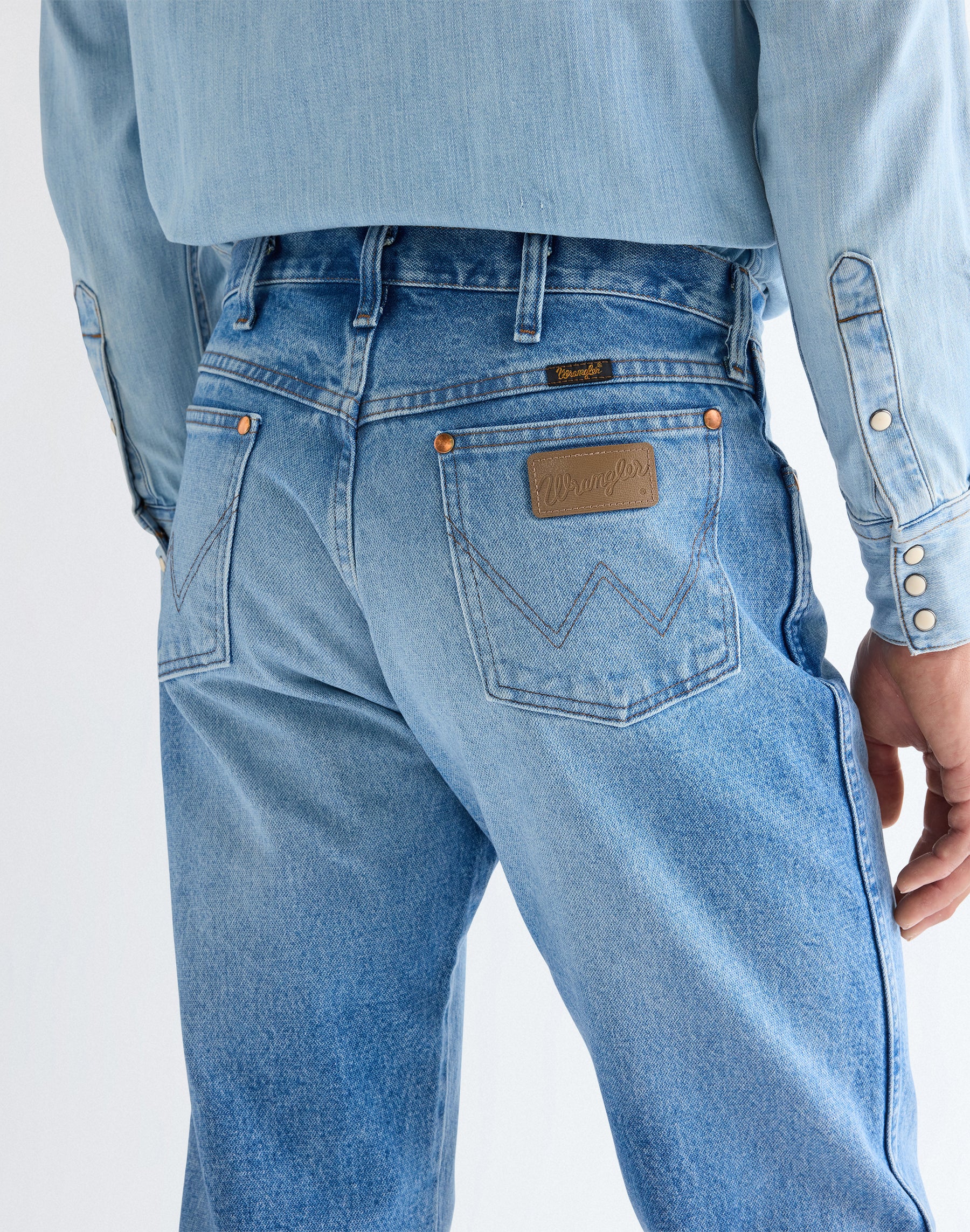 WRANGLER 13MWZ Cowboy - Silver Drift Blue - 112378998 von Wrangler
