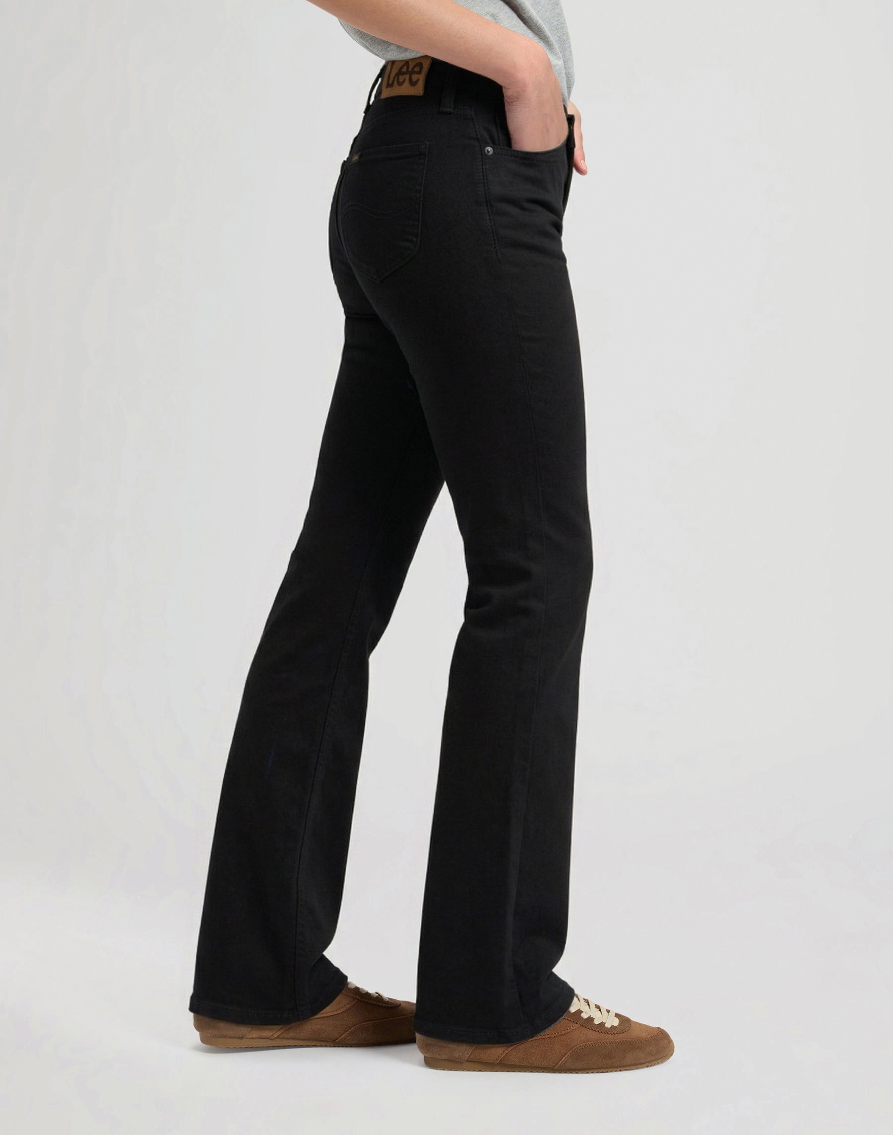 LEE JESSICA Bootcut Hose - Midnight Charcoal - 112381375 von LEE