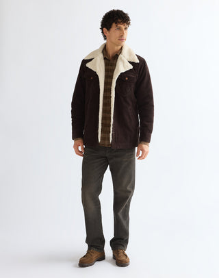 WRANGLER SHERPA WRANGE Winterjacke chocolate torte 112387067