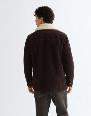 WRANGLER SHERPA WRANGE Winterjacke chocolate torte 112387067