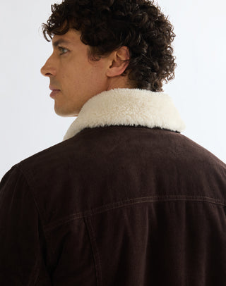 WRANGLER SHERPA WRANGE Winterjacke chocolate torte 112387067