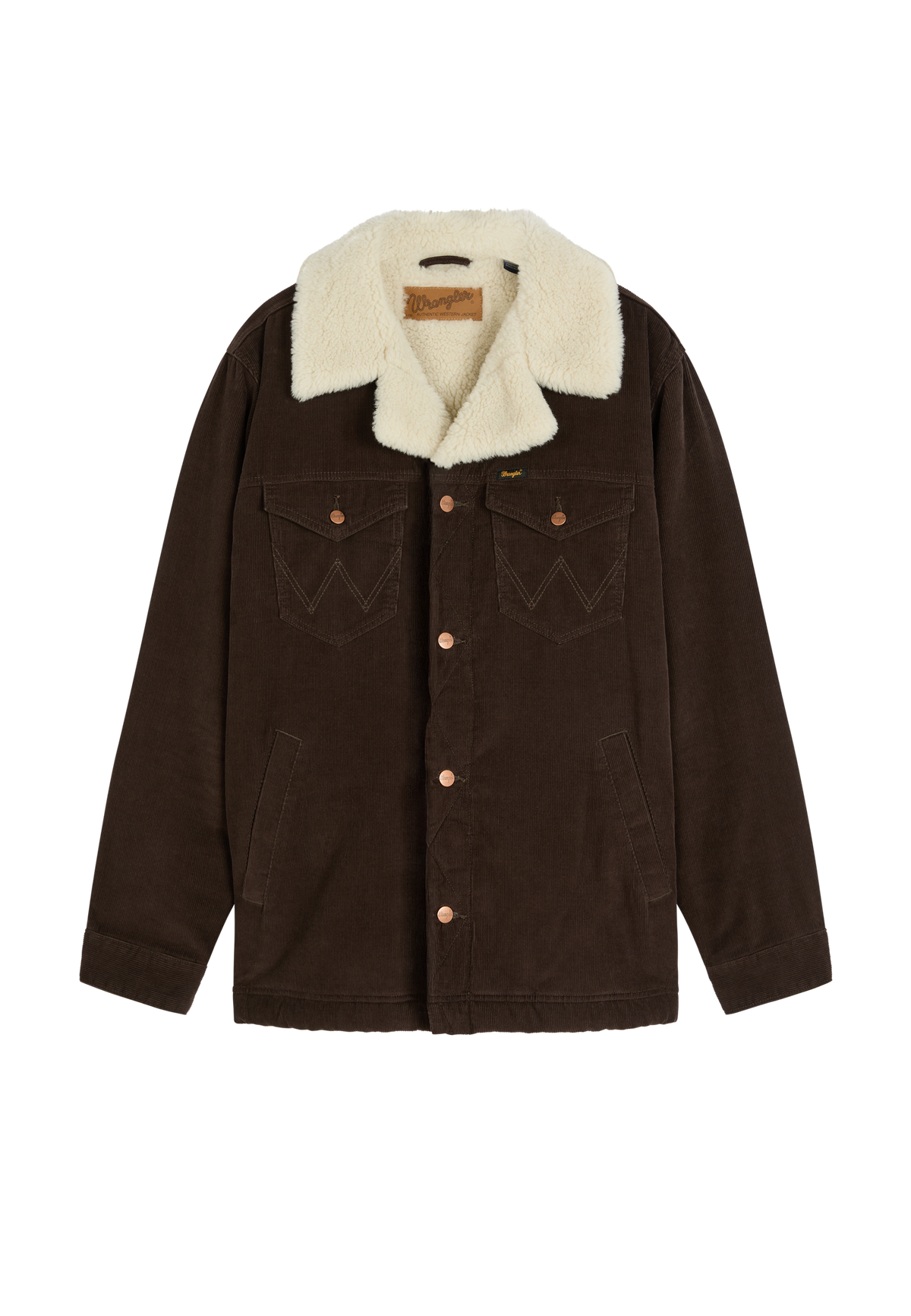 WRANGLER SHERPA WRANGE Winterjacke chocolate torte 112387067