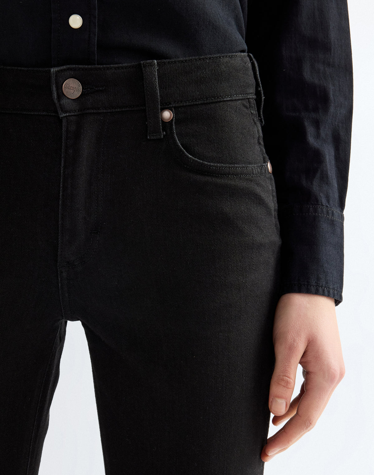 WRANGLER STRAIGHT retro black 112388298 von Wrangler