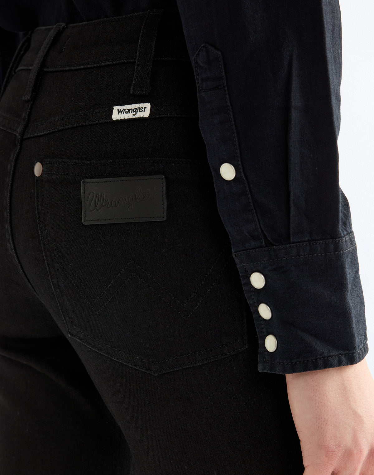 WRANGLER STRAIGHT retro black 112388298 von Wrangler
