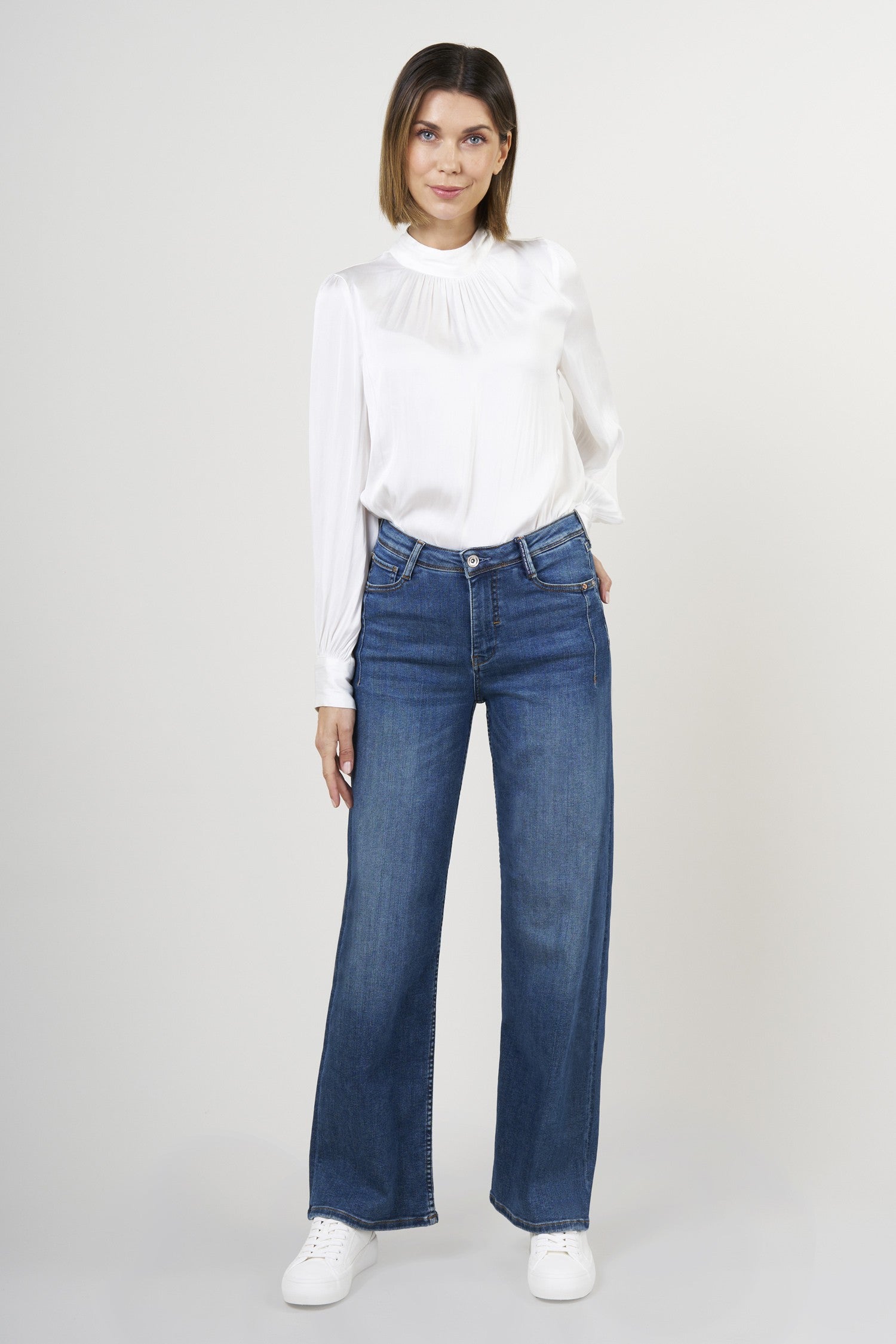 BLUE FIRE Judy Wide Leg Jeans - Deep Atlantic Blue - 1156.262 von Blue Fire