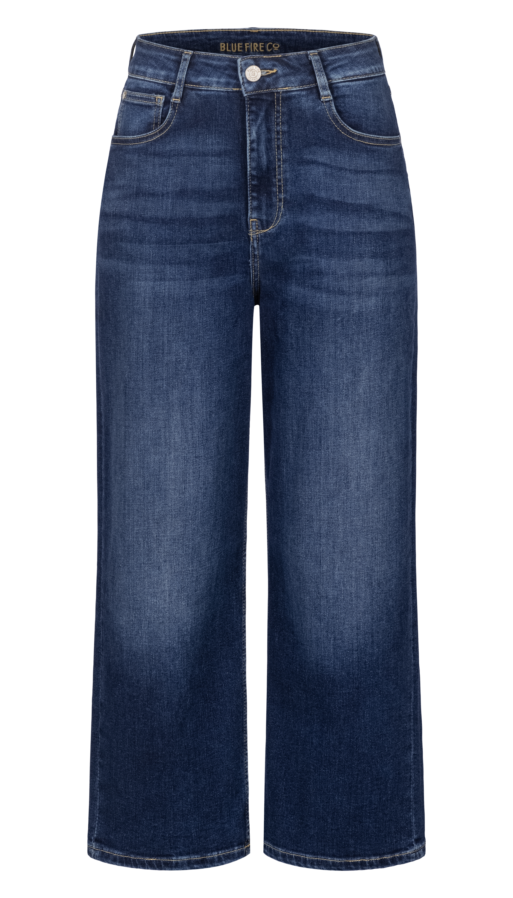 BLUE FIRE Judy Wide Leg Jeans - Coastal Vintage Blue - 1156.265