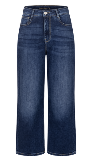 BLUE FIRE Judy Wide Leg Jeans - Coastal Vintage Blue - 1156.265