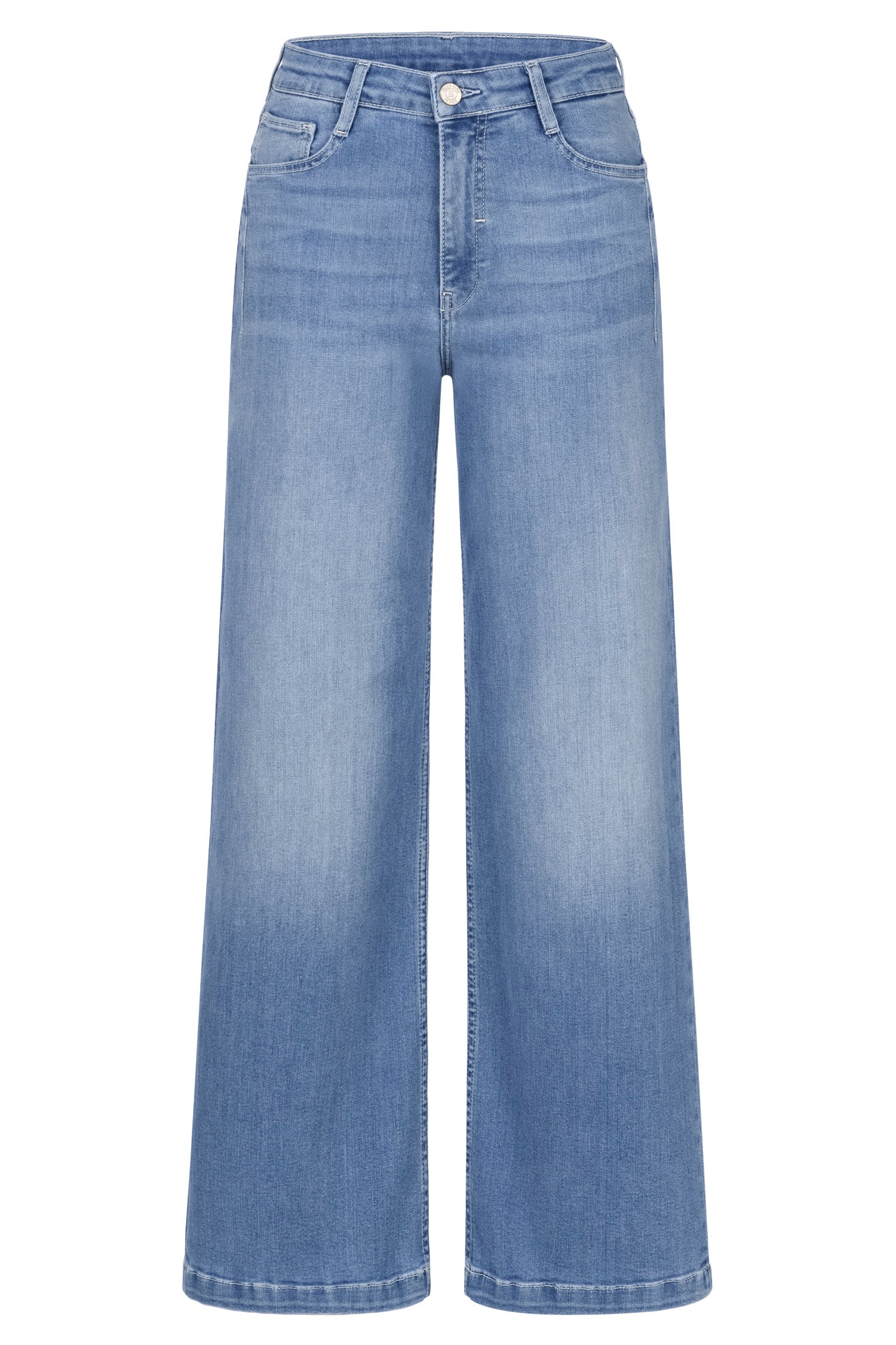 BLUE FIRE Judy Wide Leg Jeans - Sunwashed Sky Blue - 1156.264