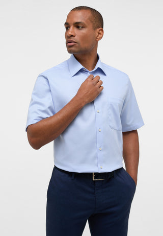 ETERNA COMFORT FIT Kurzarm Hemd - Sky Cloud Blue - 8038-11-K18E