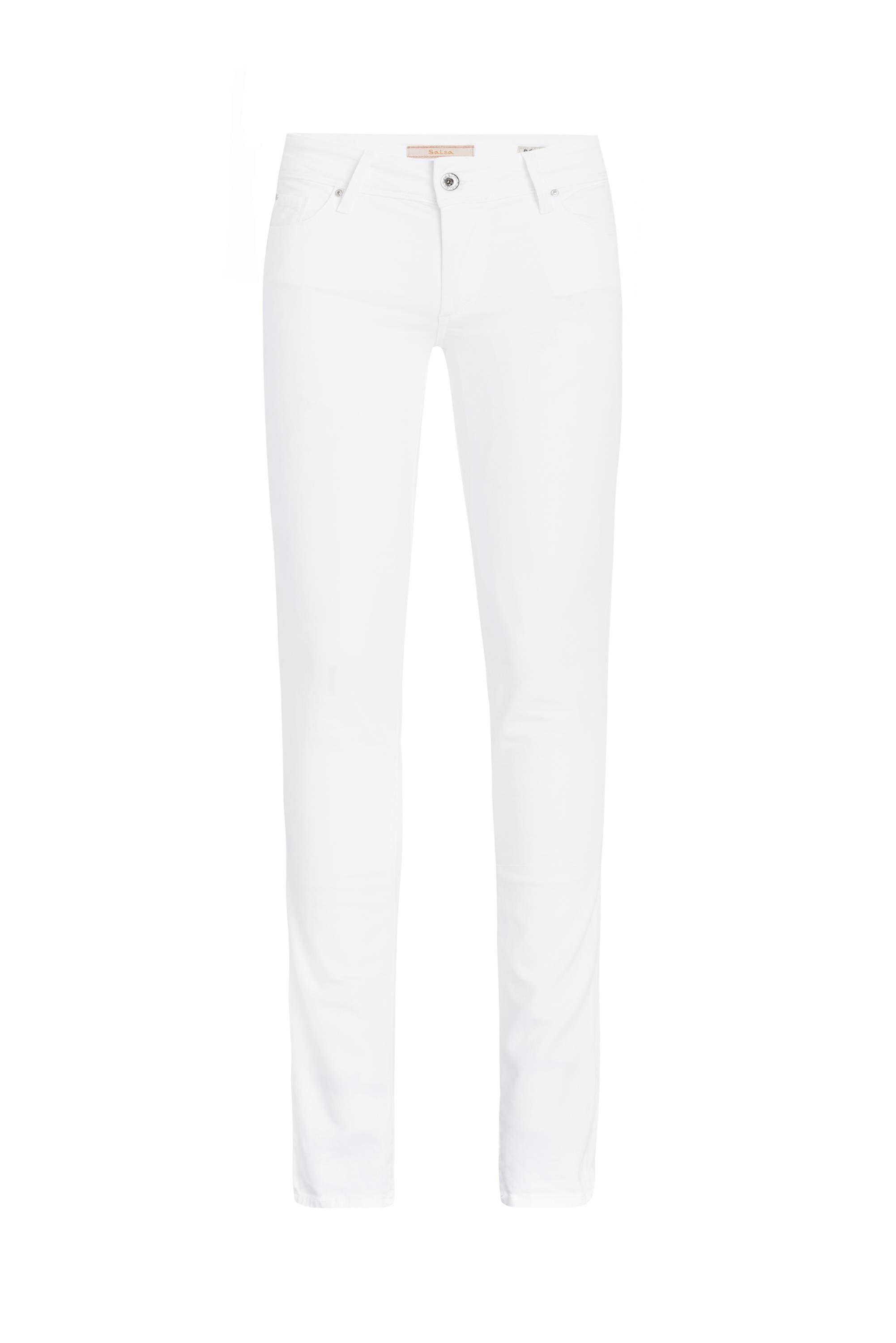 SALSA WONDER PUSH UP Skinny Jeans - Pearl Glow White - 119121.0001
