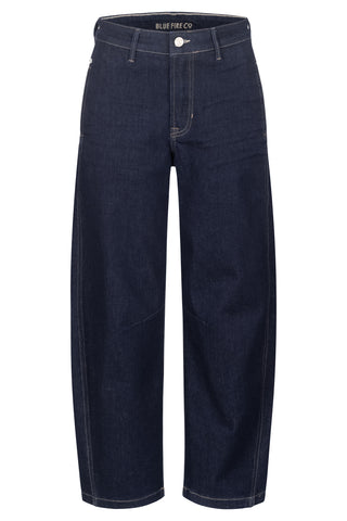 BLUE FIRE ZOE RINSE Barrel Jeans - Midnight Navy Rinse - 1194.267