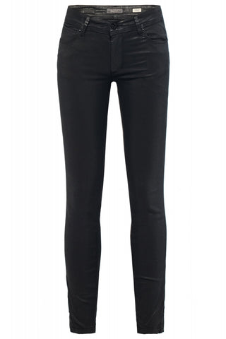 SALSA Wonder Push Up cropped gecoated Capri - Midnight Leather Ink - 120200.0000