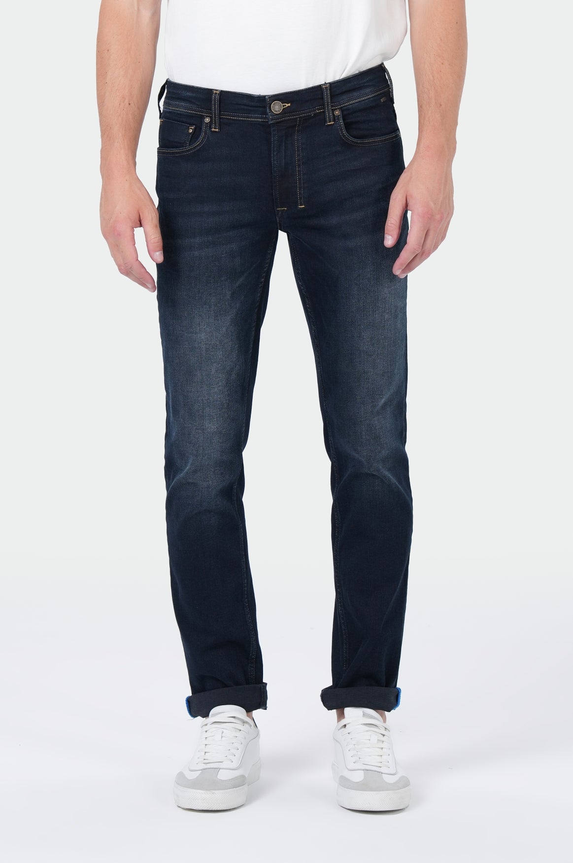 MOD JEANS THOMAS Straight Jeans - Indigo Shadow Blue - HW25-THOMAS.12029
