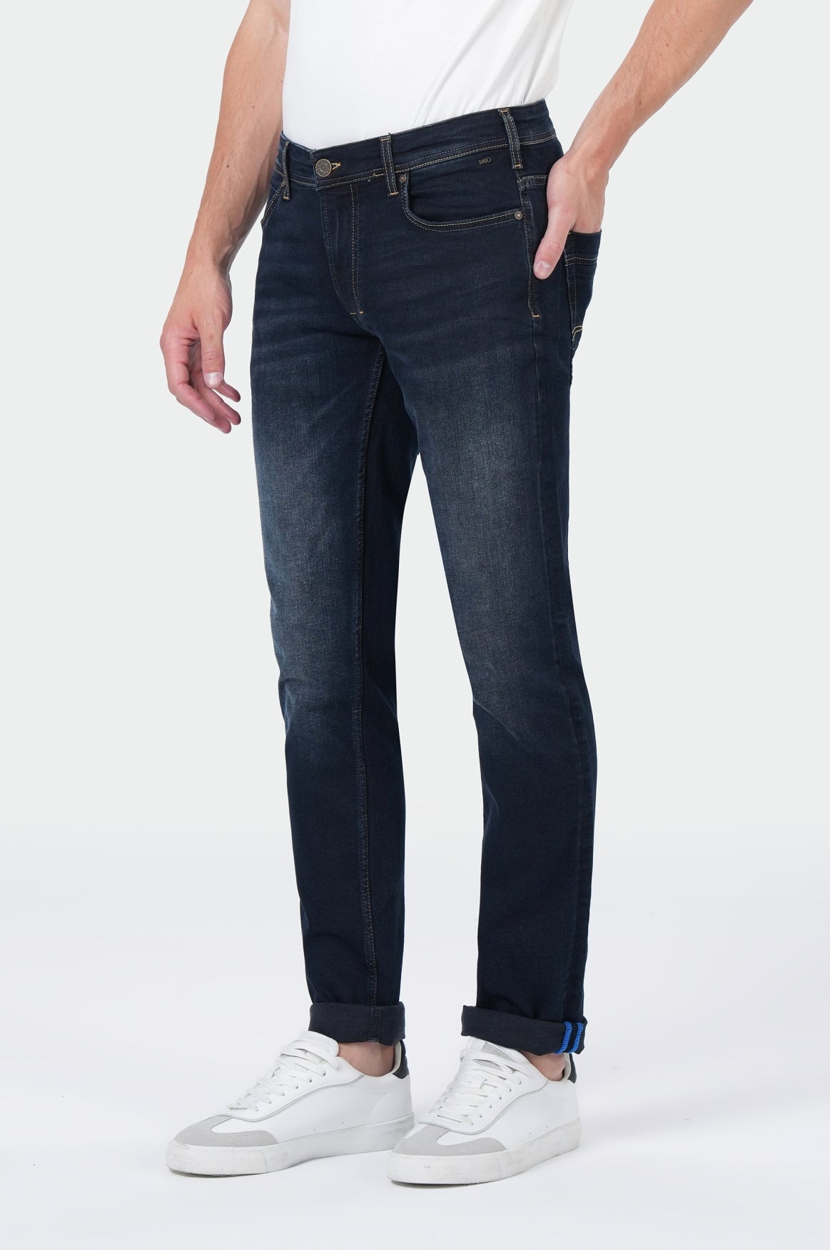 MOD JEANS THOMAS Straight Jeans - Indigo Shadow Blue - HW25-THOMAS.12029