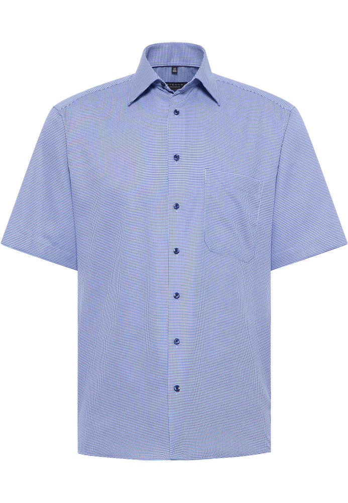 ETERNA COMFORT FIT Kurzarm Hemd - Harbor Sky Blue - 8038-12-K18E