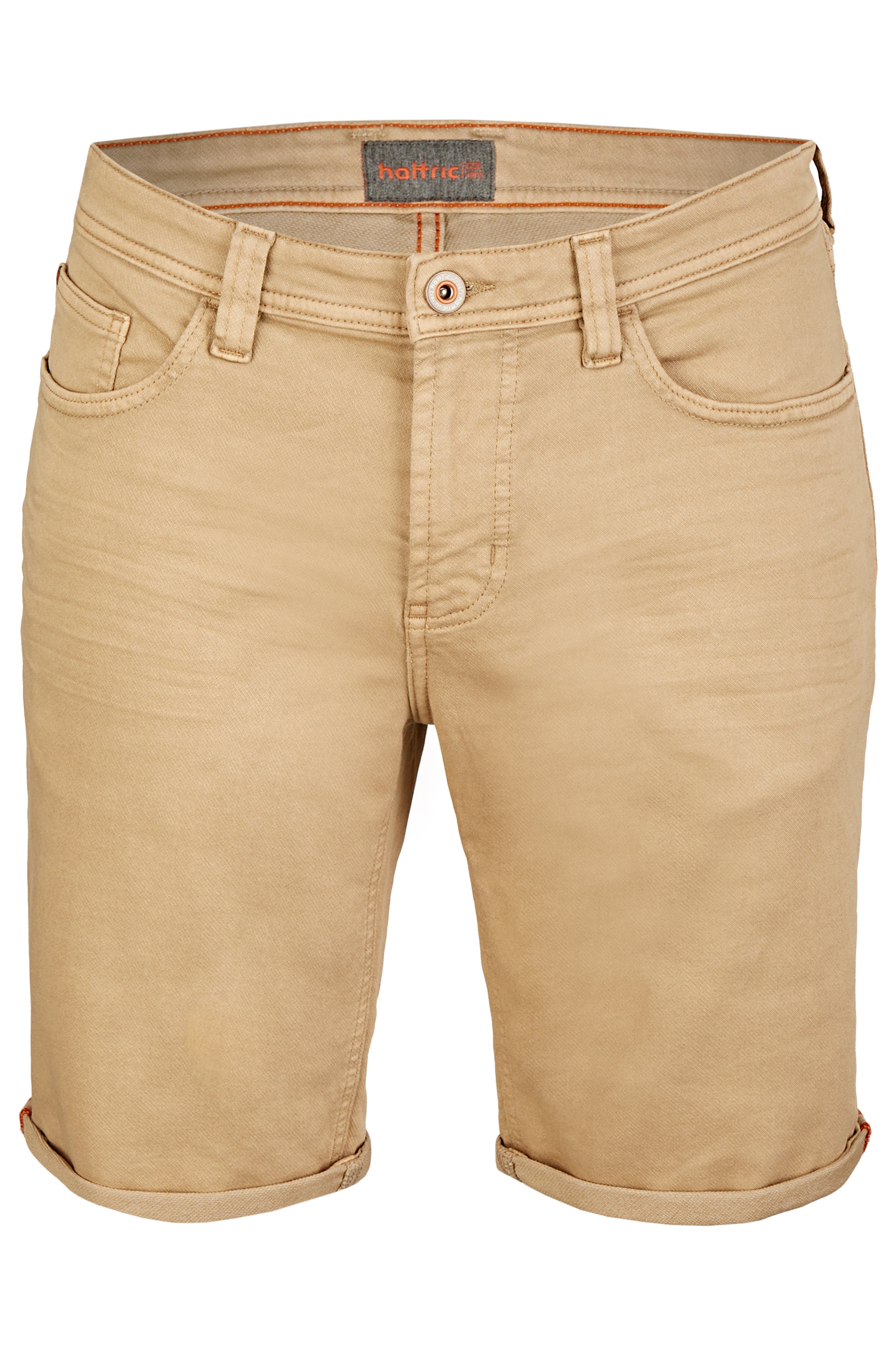 HATTRIC Bermuda Shorts - Warm Sandstone Beige - 698135 1213.10