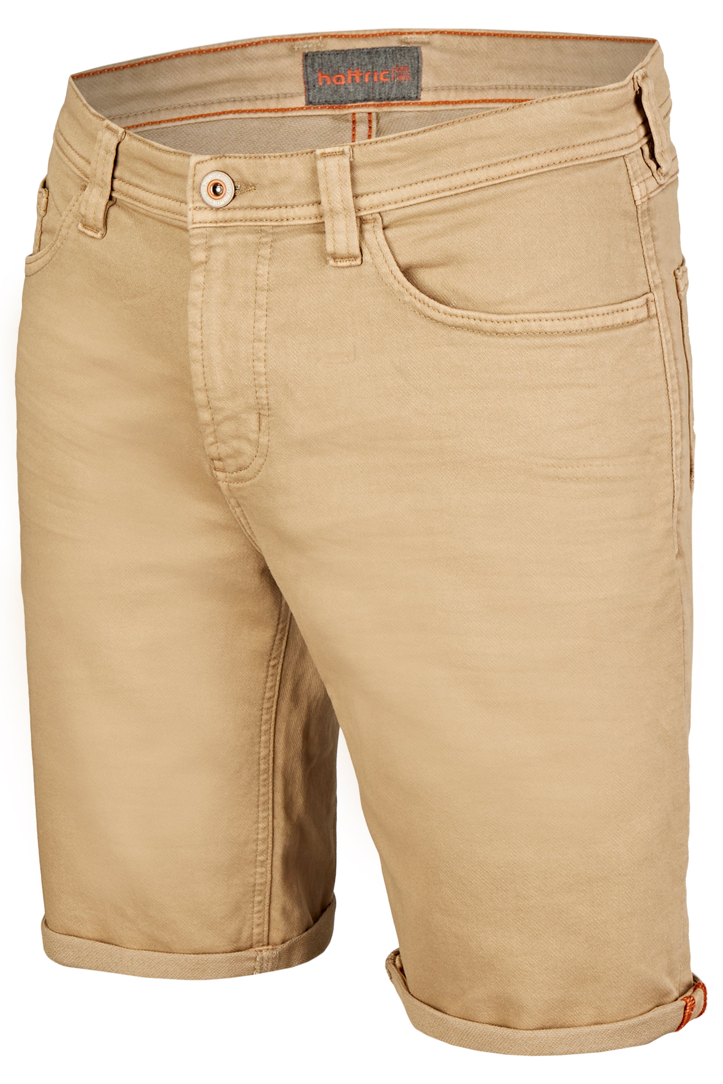 HATTRIC Bermuda Shorts - Warm Sandstone Beige - 698135 1213.10