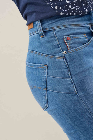 SALSA Secret Push In Skinny Capri - Ocean Mist Blue - 122653.8502