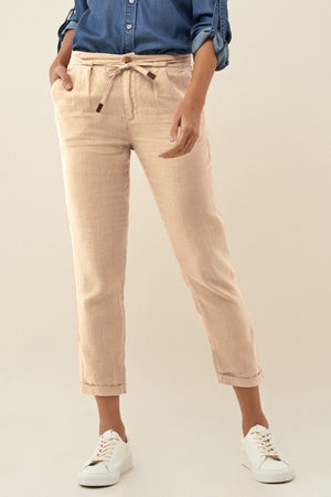 SALSA Colette Essential Jeans Jogger - Warm Sand Linen - 122843.1032