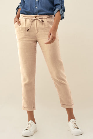 SALSA Colette Essential Jeans Jogger - Warm Sand Linen - 122843.1032