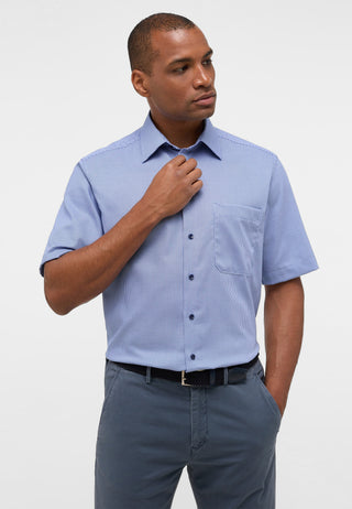 ETERNA COMFORT FIT Kurzarm Hemd - Harbor Sky Blue - 8038-12-K18E
