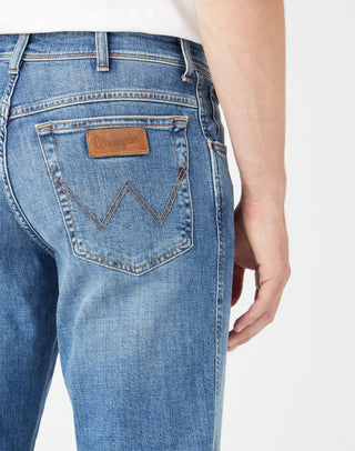 WRANGLER Texas Five Pocket - Washed Azure Denim - W1219237X