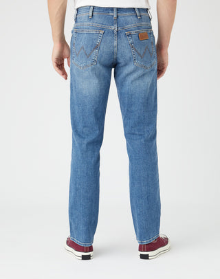 WRANGLER Texas Five Pocket - Washed Azure Denim - W1219237X