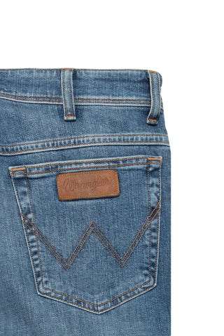 WRANGLER Texas Five Pocket - Washed Azure Denim - W1219237X