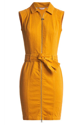 SALSA JEANSKLEID SECRET PUSH IN - Sunlit Saffron - 124433.4045