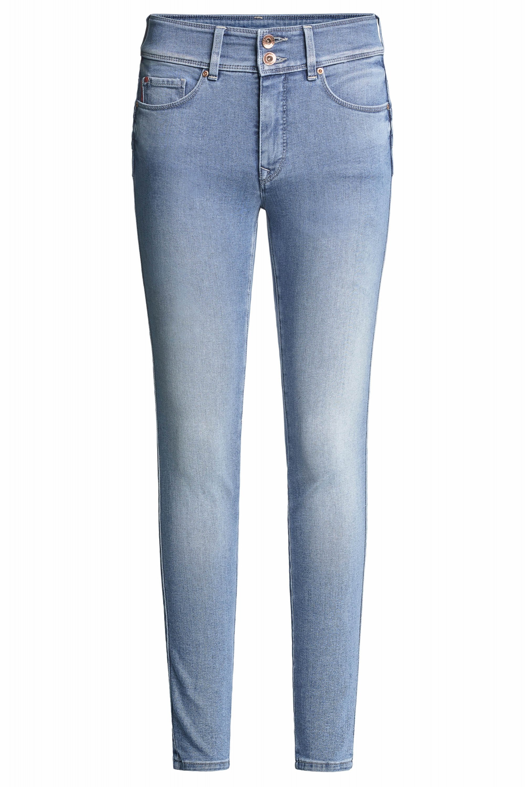 SALSA Secret Push In Skinny Capri - Stonewashed Sky Denim - 124727.8502
