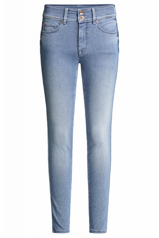 SALSA Secret Push In Skinny Capri - Stonewashed Sky Denim - 124727.8502