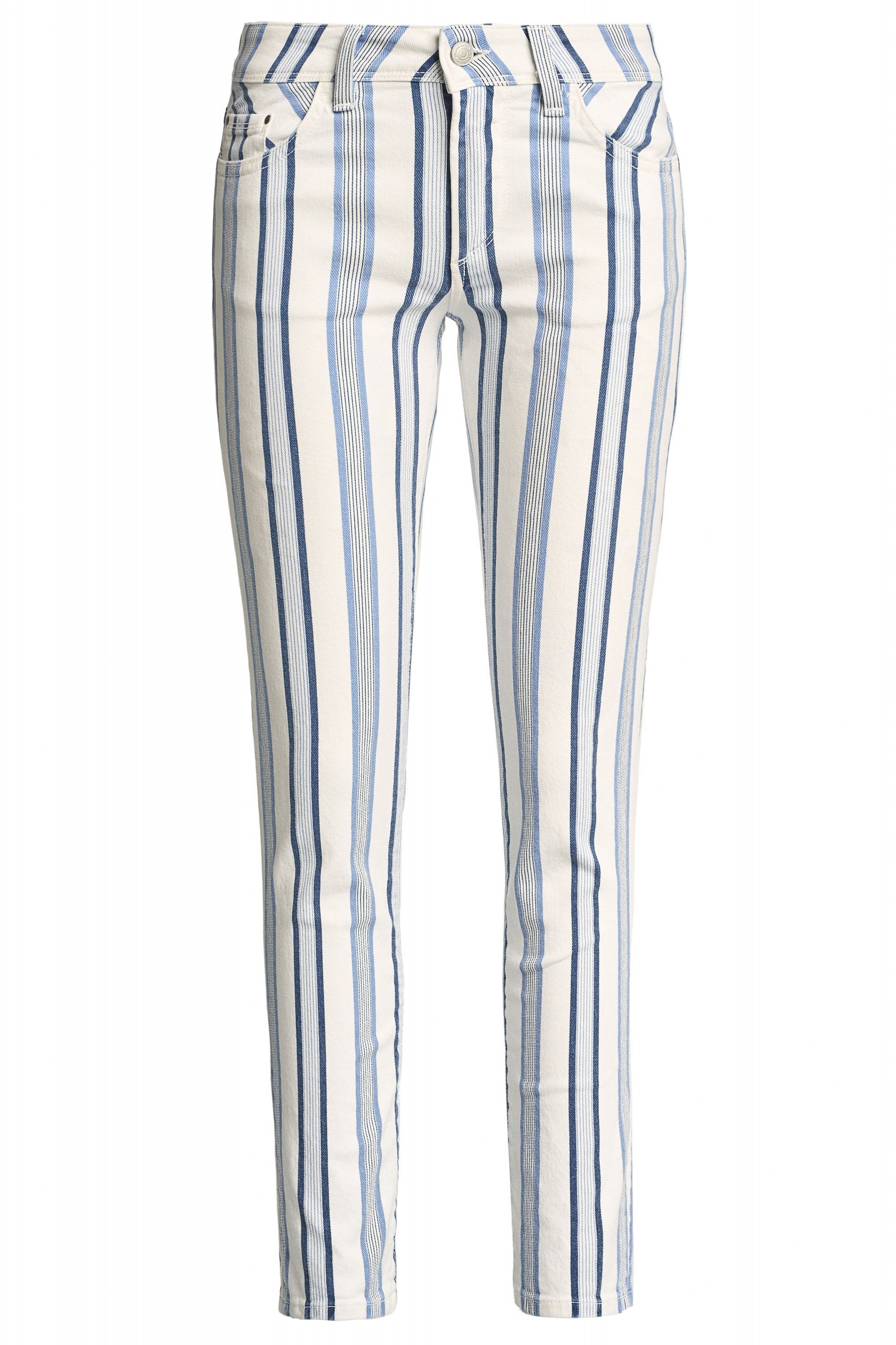 SALSA Colette Essential Capri - Blue Linen Stripe - 125118.0001