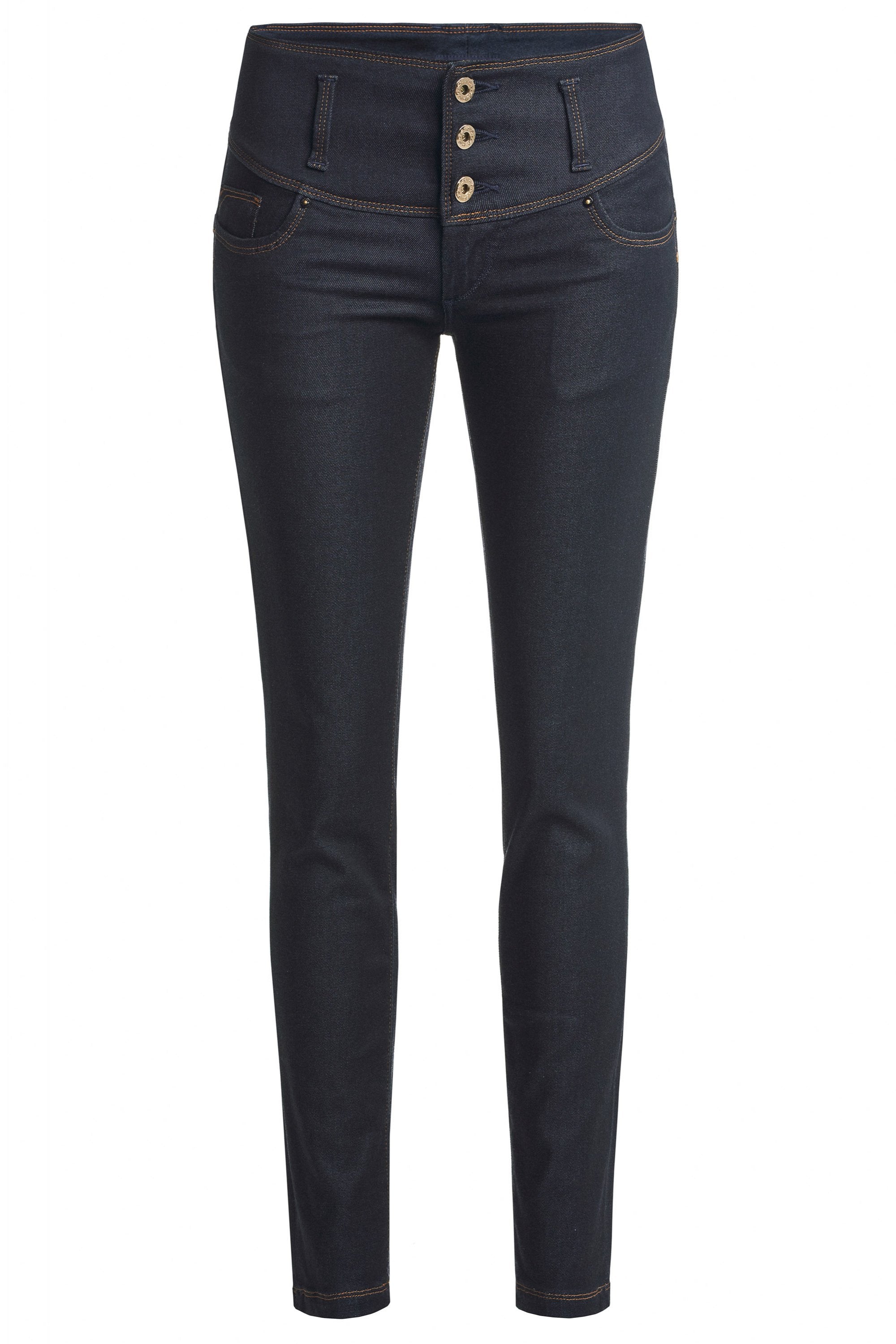 SALSA Mystery Push Up Capri - Midnight Indigo - 125628.8505