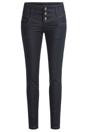 SALSA Mystery Push Up Capri - Midnight Indigo - 125628.8505