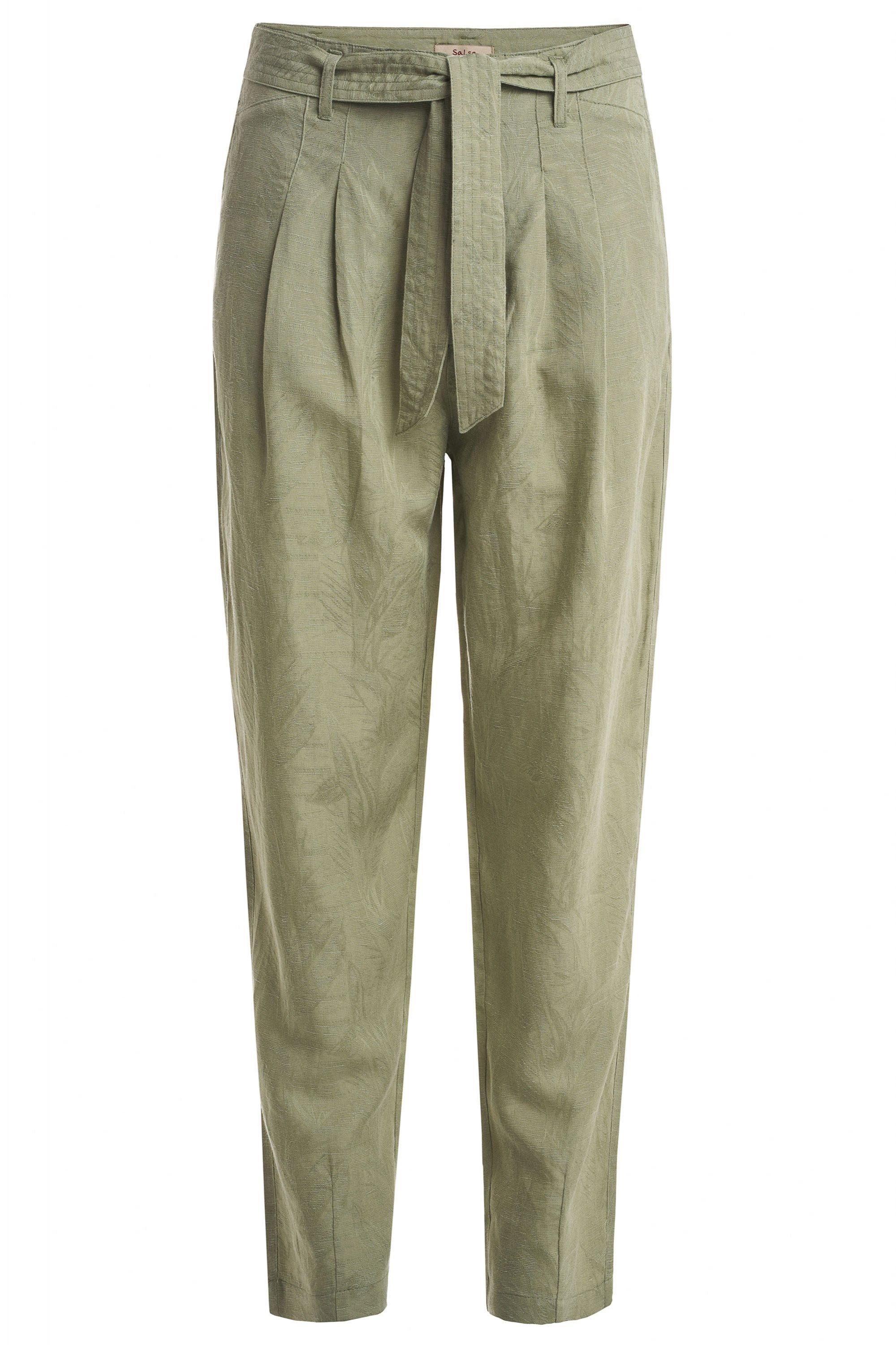 SALSA JEANS MARGARET Capri - Sage Mist Jacquard - 125700.1105