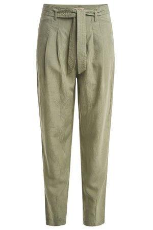 SALSA JEANS MARGARET Capri - Sage Mist Jacquard - 125700.1105