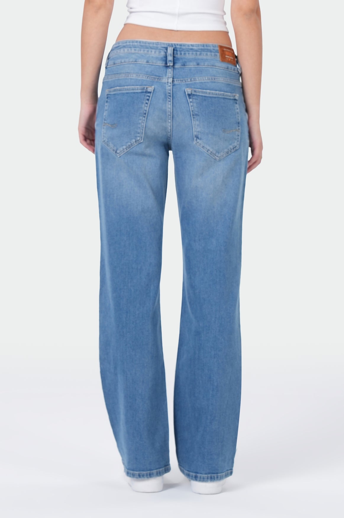 MOD JEANS NINI Wide Leg - Ocean Mist Blue - HW25-NINI.14320 von MOD Jeans
