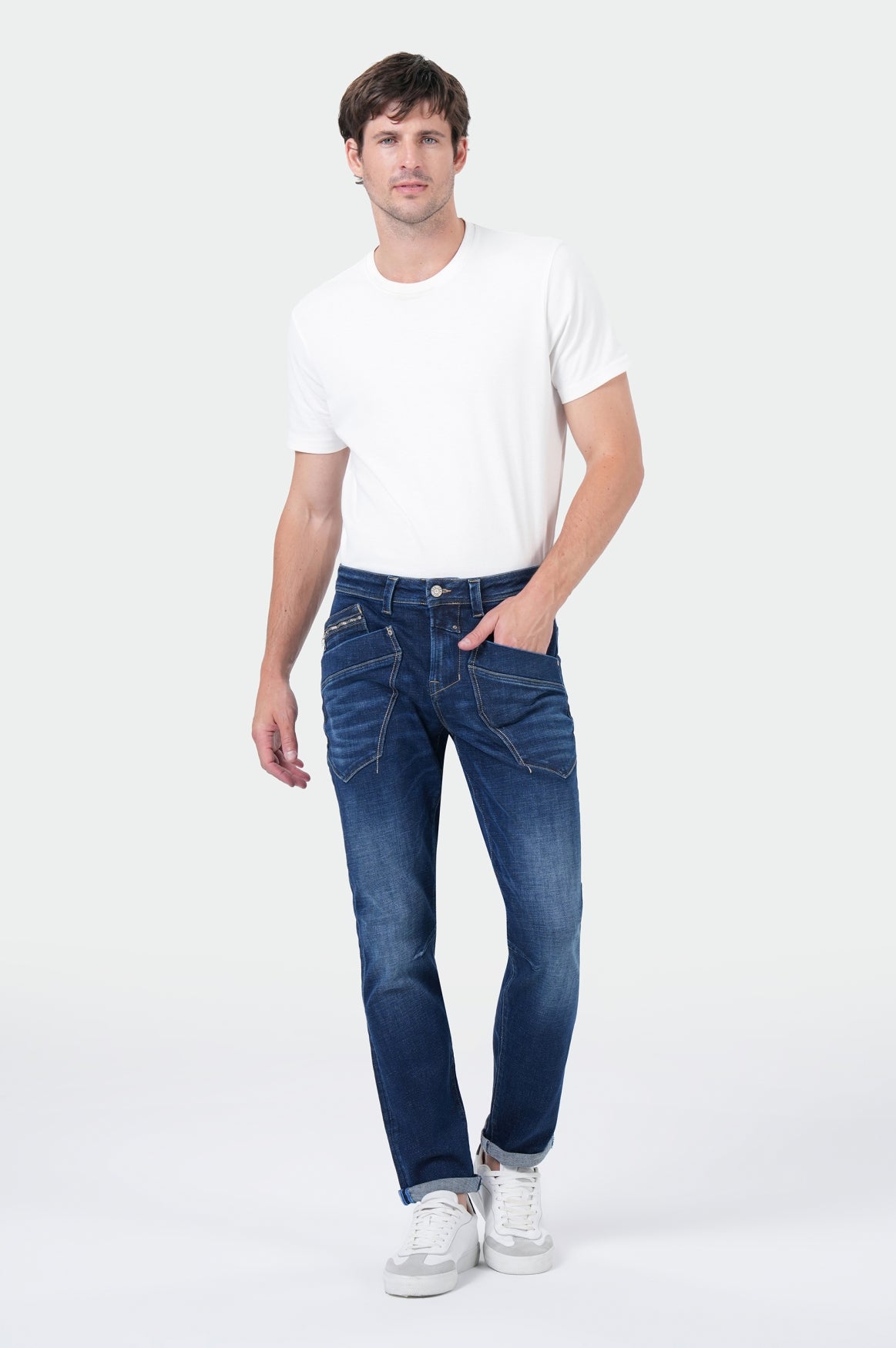 MOD JEANS PABLO Straight Jeans - Indigo Wander Blue - HW25-PABLO.14328 von MOD Jeans