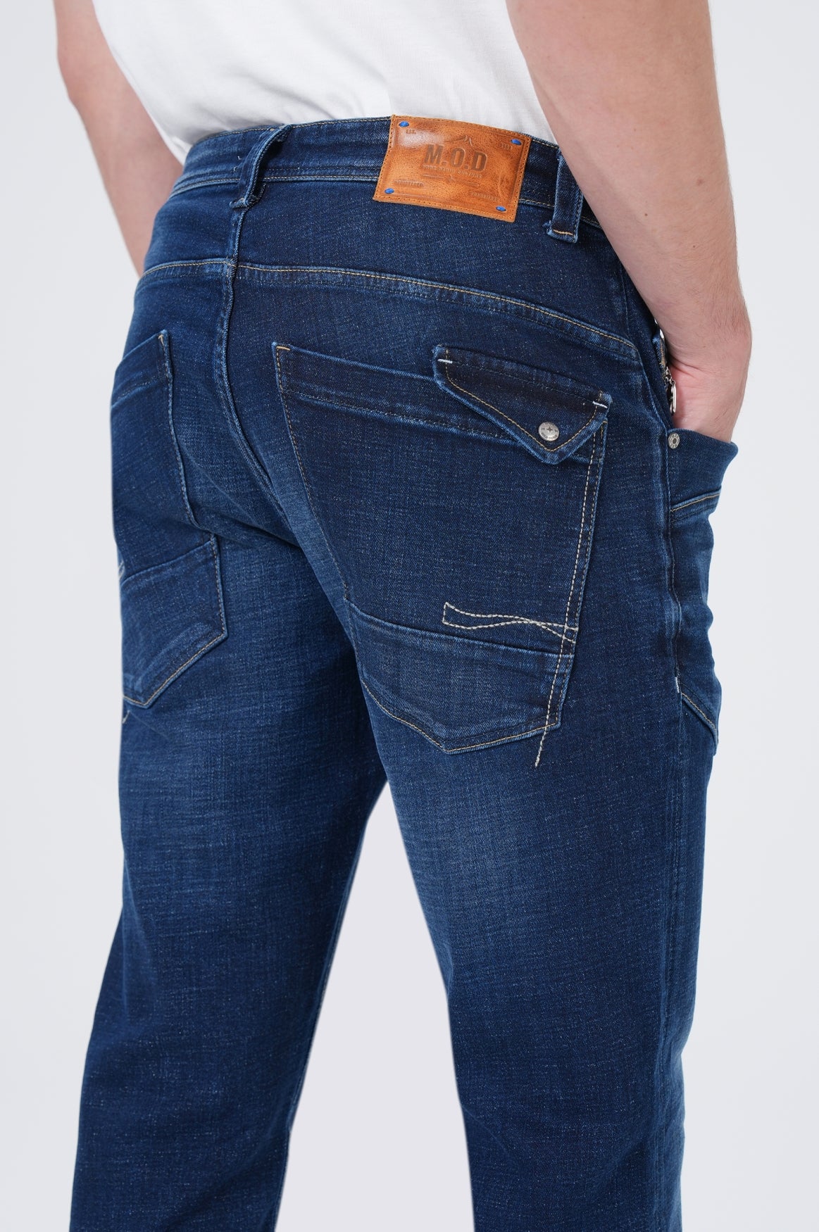 MOD JEANS PABLO Straight Jeans - Indigo Wander Blue - HW25-PABLO.14328 von MOD Jeans