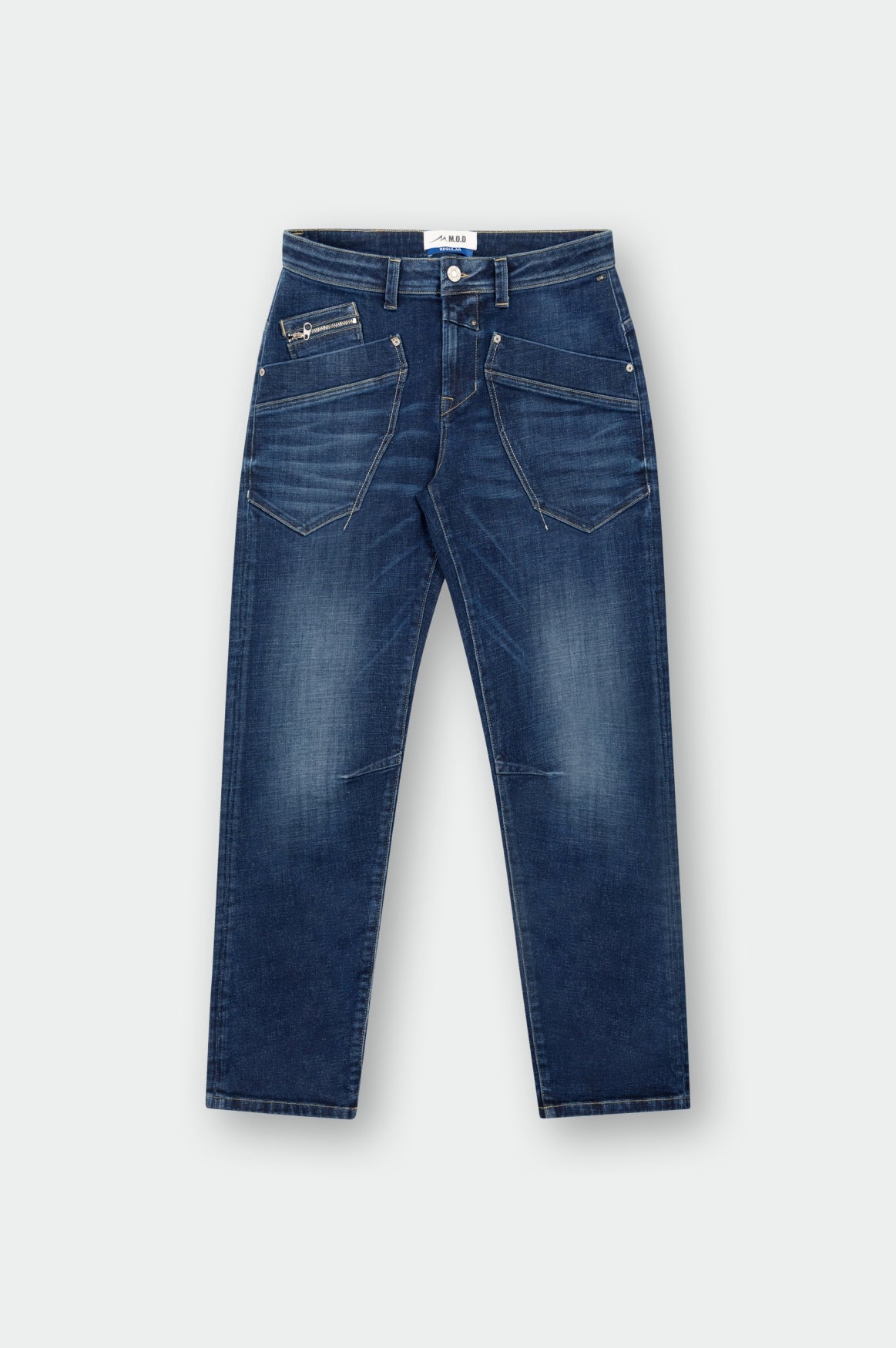MOD JEANS PABLO Straight Jeans - Indigo Wander Blue - HW25-PABLO.14328 von MOD Jeans