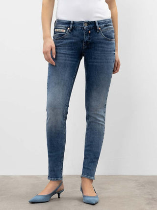 HERRLICHER TOUCH SLIM DENIM LIGHT - Deep Denim Blue - 5705-D1770-055