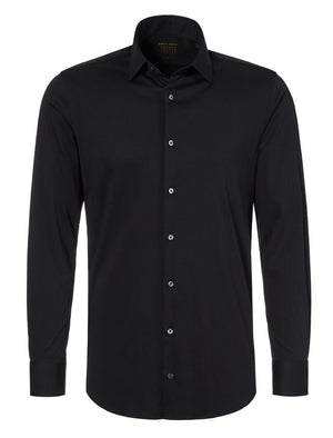 PIERRE CARDIN Slim Fit Hemd Langarm - Midnight Obsidian - 8800 26880.9095
