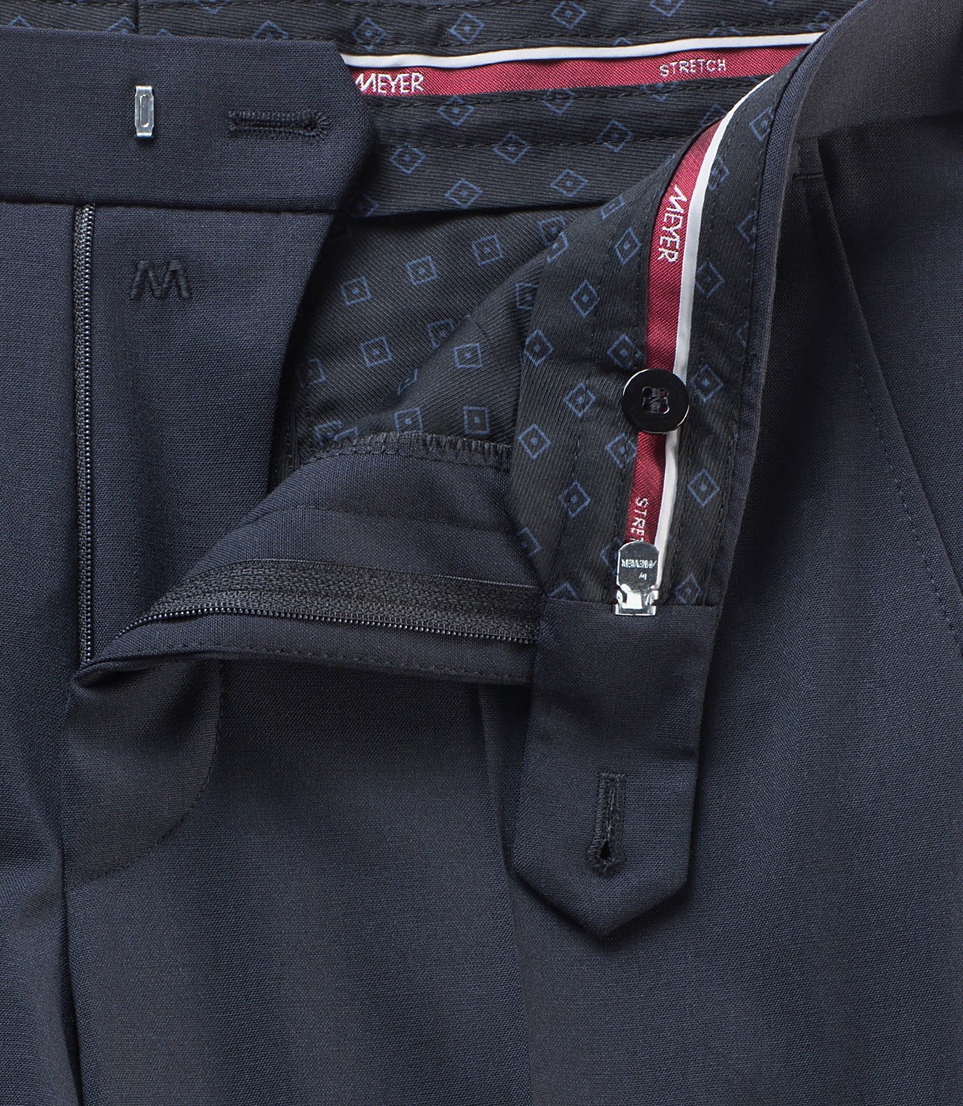 MEYER HOSEN Roma elegante Hose - Midnight Slate - 115-0-9344.17 von MEYER HOSEN