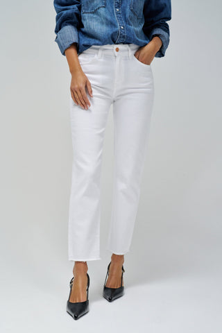 SALSA True Cropped Jeans - Bright Pearl White - 21008063.001